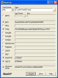 HashCalc screenshot